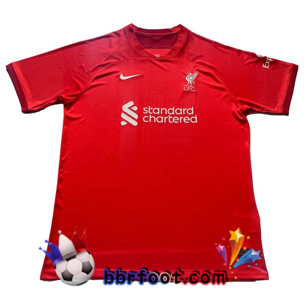 Maillot Foot FC Liverpool Domicile Version Fuite Rouge 22/23