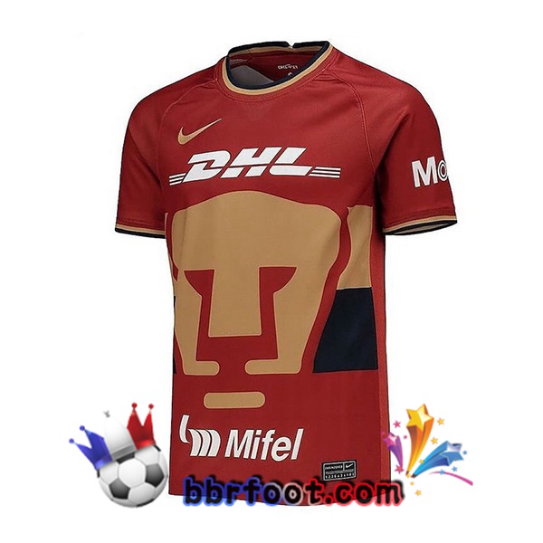 Maillot Foot Pumas UNAM Third Rouge Fonce 22/23