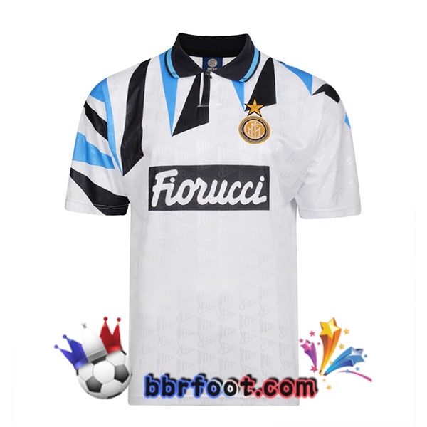 1992-1993 Inter Milan Retro Exterieur Maillot Foot Blanc