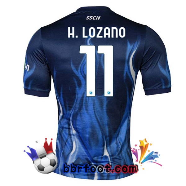Maillot Foot SSC Naples (Lozano 11) Third Bleu 21/22