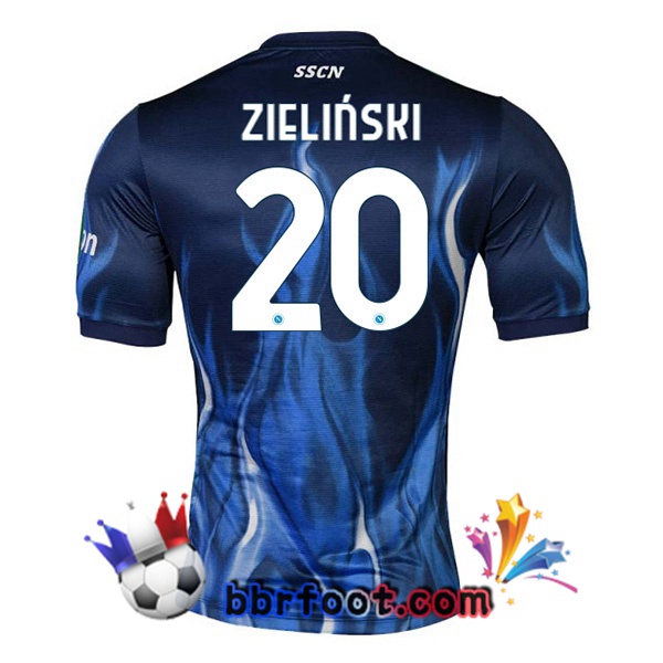 Maillot Foot SSC Naples (Zieliński 20) Third Bleu 21/22