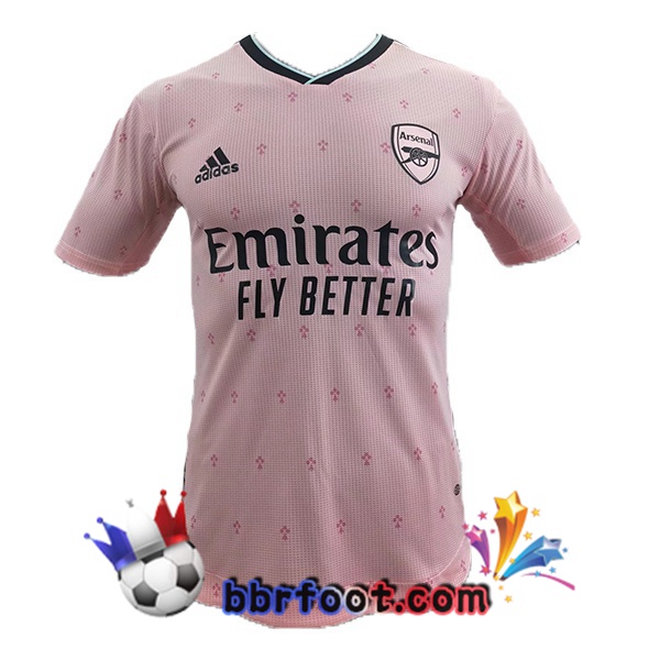 Maillot Foot Arsenal Third Version Fuite Rose 22/23