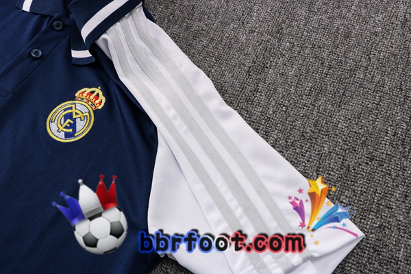 Ensemble Polo Real Madrid + Pantalon Bleu Royal 21/22