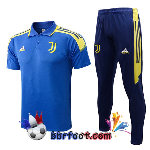 Ensemble Polo Juventus + Pantalon Bleu 21/22
