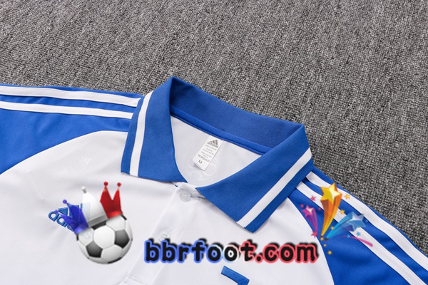 Ensemble Polo Juventus + Pantalon Blanc Bleu 21/22