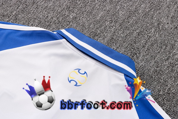 Ensemble Polo Juventus + Pantalon Blanc Bleu 21/22