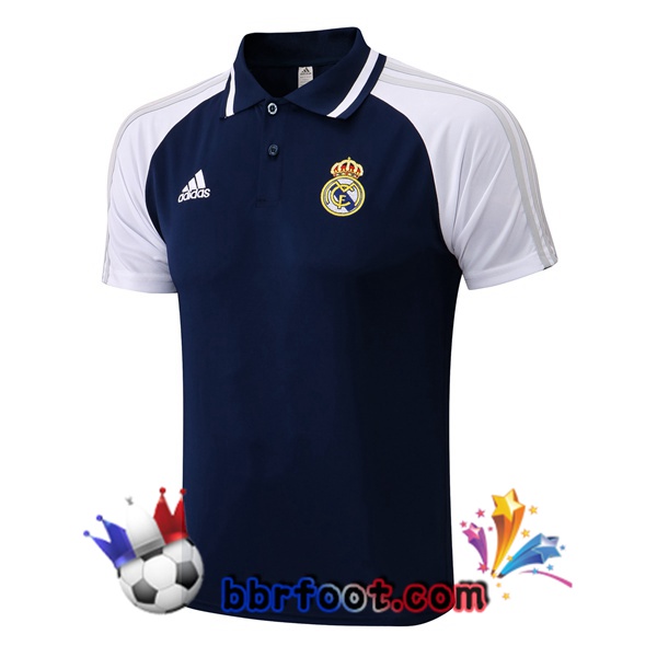 Polo Foot Real Madrid Bleu Royal 21/22