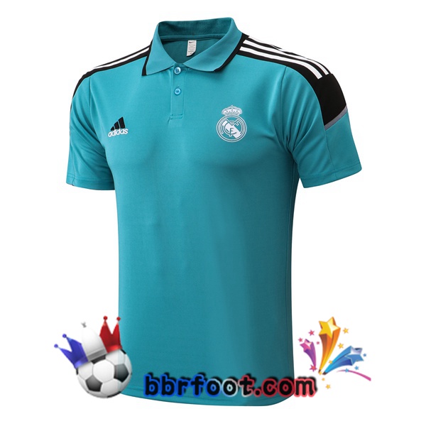 Polo Foot Real Madrid Vert Noir 21/22