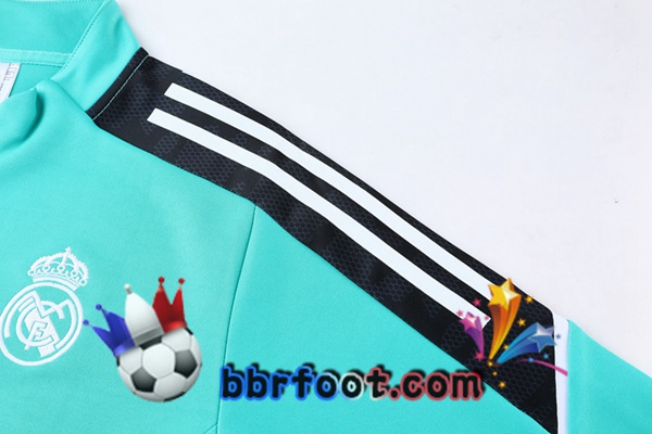 Ensemble Survetement Foot - Veste Real Madrid Vert 22/23