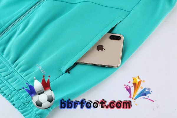 Ensemble Survetement Foot - Veste Real Madrid Vert 22/23