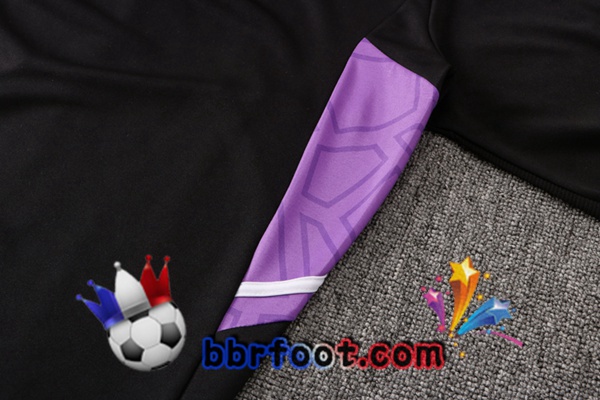 Ensemble Survetement Foot Real Madrid Noir 22/23