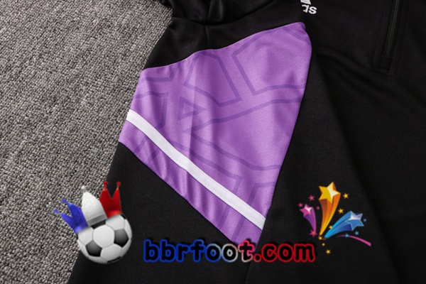 Ensemble Survetement Foot Real Madrid Noir 22/23