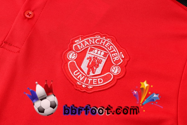 Ensemble Training T-Shirts Manchester United + Pantalon Rouge 22/23