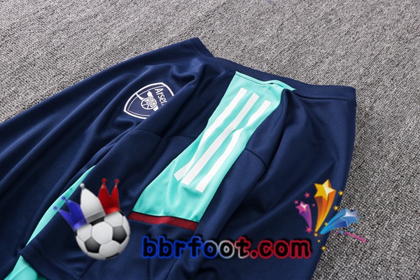 Ensemble Training T-Shirts Arsenal + Pantalon Bleu Royal 22/23
