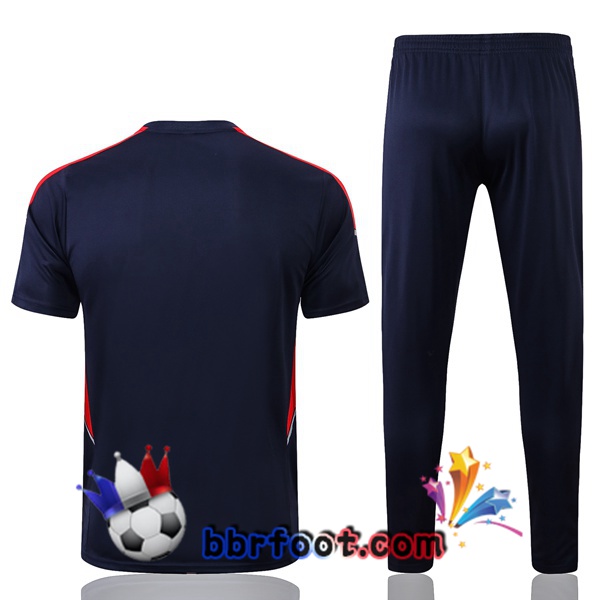 Ensemble Training T-Shirts Bayern Munich + Pantalon Bleu Royal 22/23