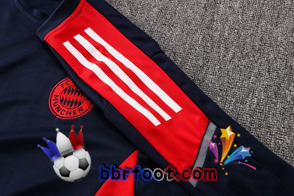 Ensemble Training T-Shirts Bayern Munich + Pantalon Bleu Royal 22/23