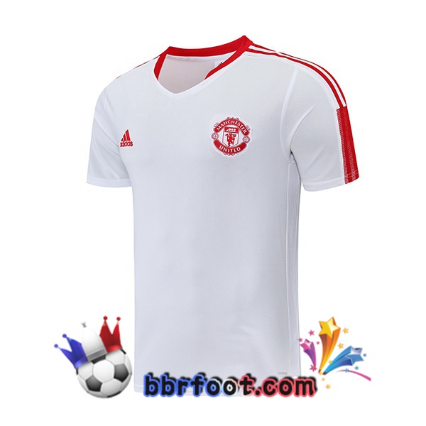 Training T-Shirts Manchester United Blanc 22/23
