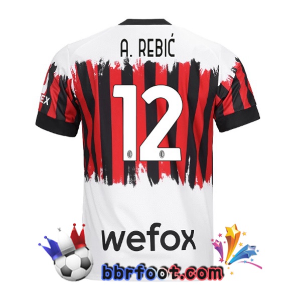 Maillot Foot AC Milan (A. REBIĆ 12) Quatrieme 21/22