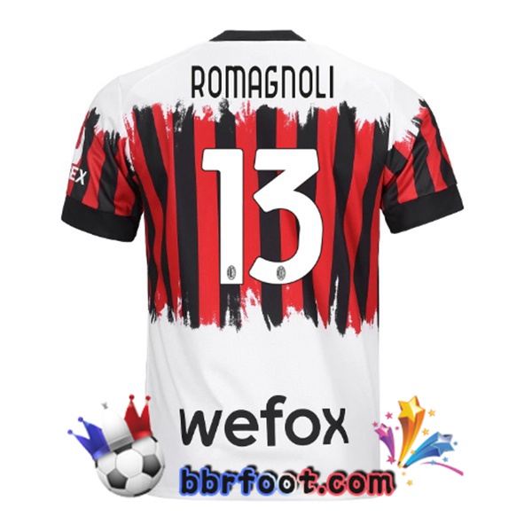 Maillot Foot AC Milan (ROMAGNOLI 13) Quatrieme 21/22