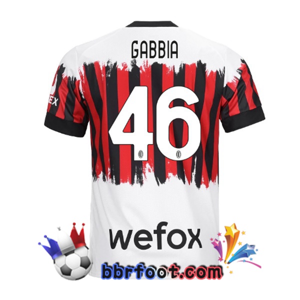 Maillot Foot AC Milan (GABBIA 46) Quatrieme 21/22