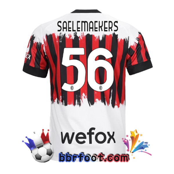 Maillot Foot AC Milan (SAELEMAEKERS 56) Quatrieme 21/22