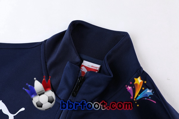 Ensemble Survetement Foot - Veste Marseille OM Bleu 22/23