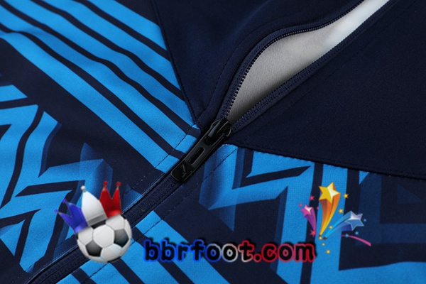 Ensemble Survetement Foot - Veste Marseille OM Bleu 22/23