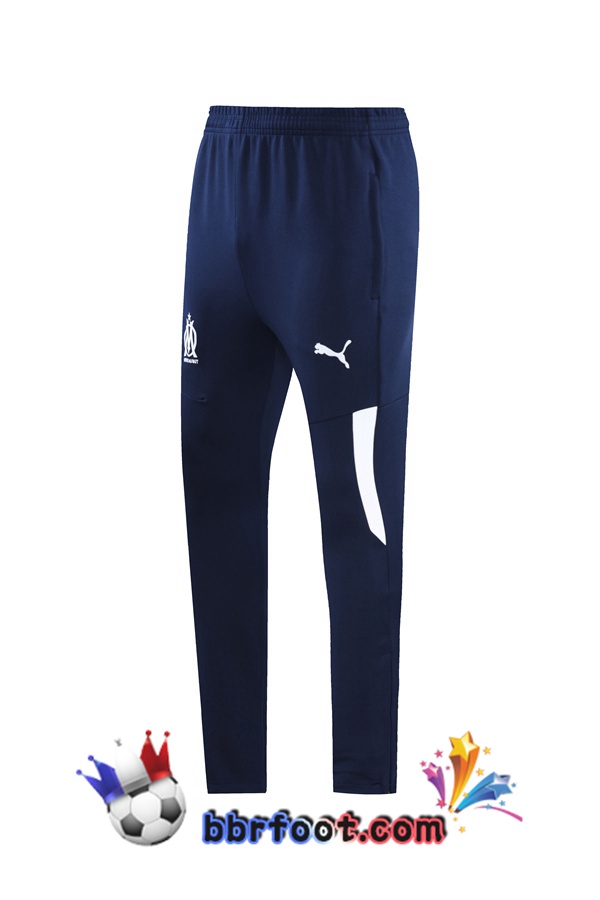 Ensemble Survetement Foot - Veste Marseille OM Bleu 22/23