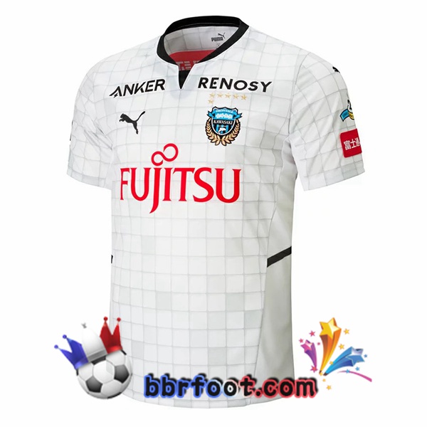 Maillot Foot Kawasaki Frontale Exterieur Blanc 2022