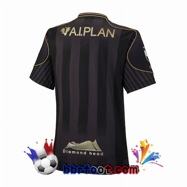 Maillot Foot Hokkaido Consadole Sapporo Exterieur Noir 2022