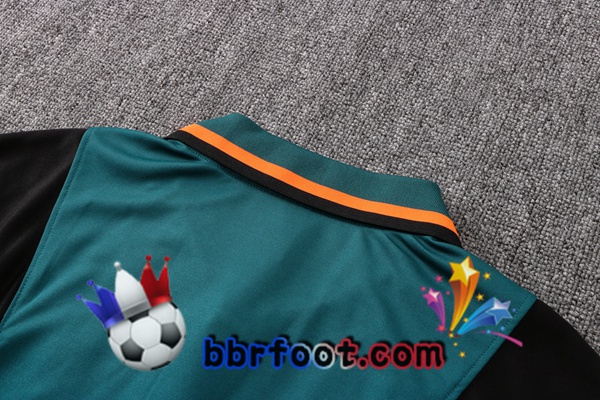 Ensemble Polo FC Liverpool + Pantalon Vert Noir 21/22