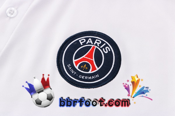 Ensemble Polo JORDAN Paris PSG + Pantalon Blanc 21/22