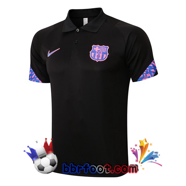 Polo Foot FC Barcelone Noir 21/22