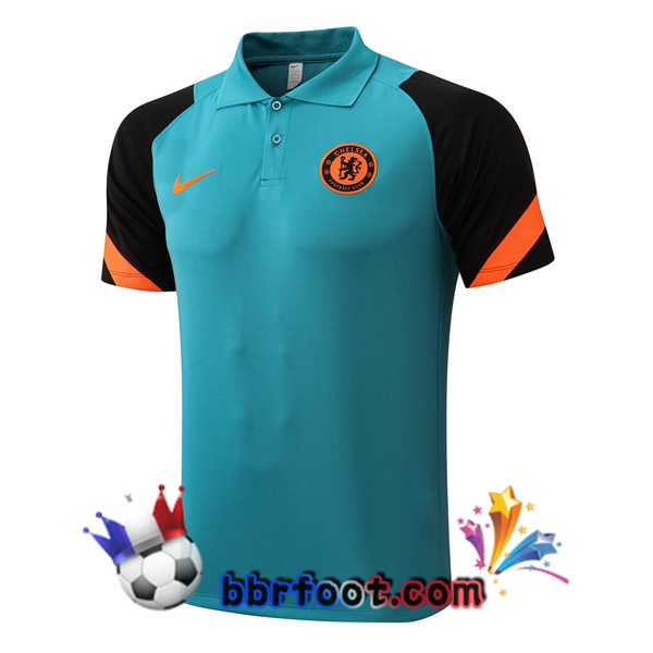 Polo Foot FC Chelsea Vert 21/22