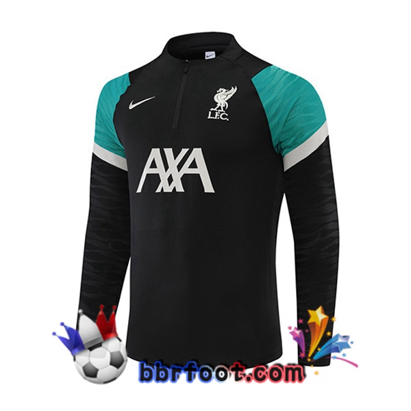 Sweatshirts Homme FC Liverpool Noir Vert 22/23