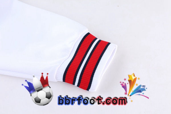 Ensemble Survetement Foot - Veste Paris PSG Blanc 22/23