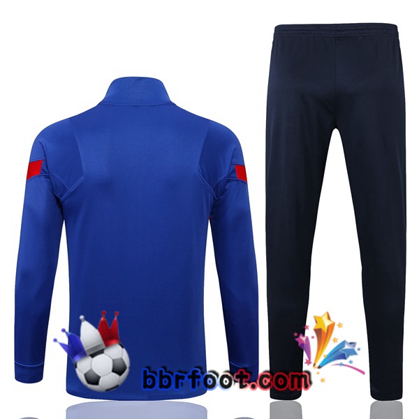 Ensemble Survetement Foot - Veste Atletico Madrid Bleu 22/23