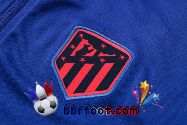 Ensemble Survetement Foot - Veste Atletico Madrid Bleu 22/23