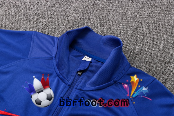 Ensemble Survetement Foot - Veste Atletico Madrid Bleu 22/23