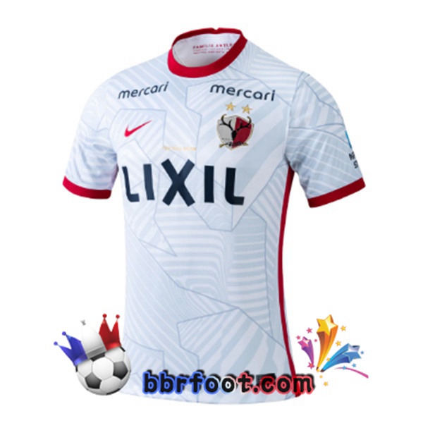 Maillot Foot Kashima Antlers Exterieur Blanc 2022