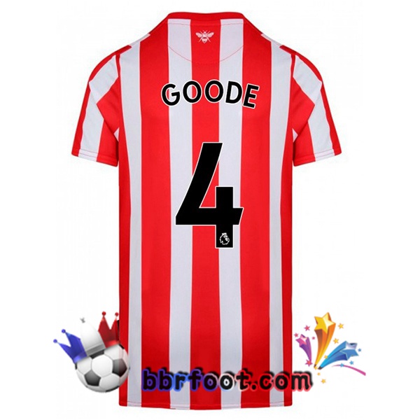 Maillot Foot Brentford FC (GOODE 4) Domicile Rouge Blanc 22/23
