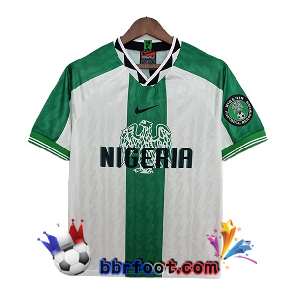 Maillot Foot Nigeria Retro Exterieur Vert 1996-1998