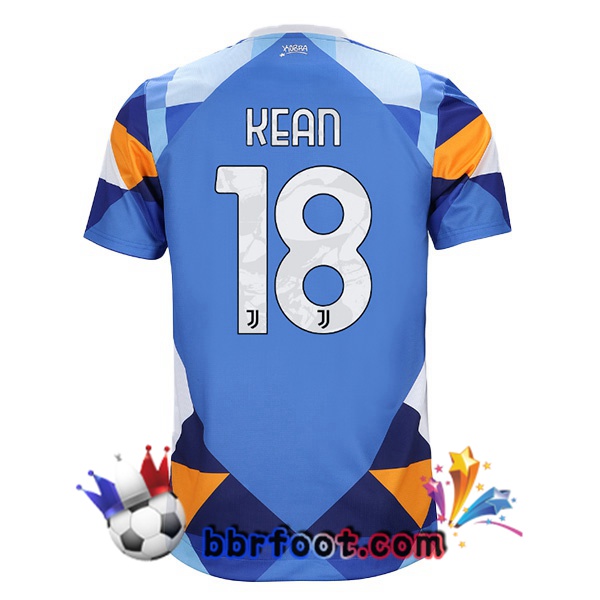 Maillot Foot Juventus (KEAN 18) Quatrieme Bleu 21/22