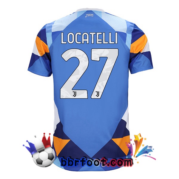 Maillot Foot Juventus (LOCATELLI 27) Quatrieme Bleu 21/22