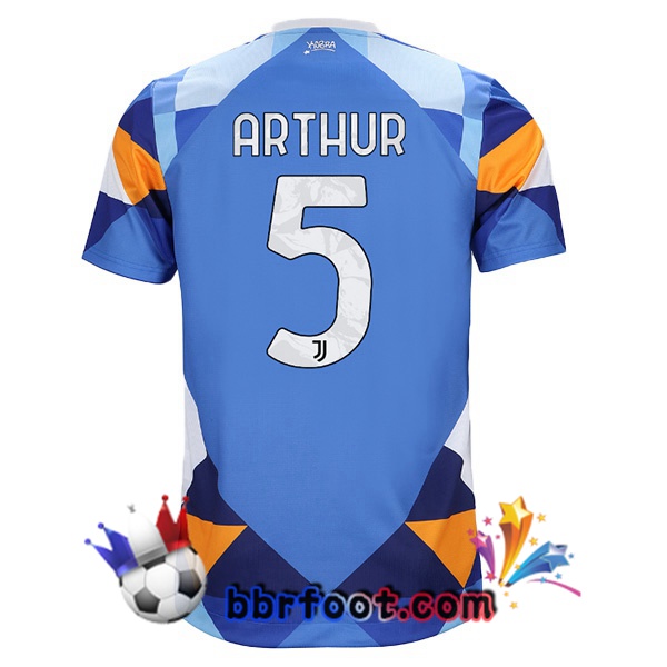 Maillot Foot Juventus (ARTHUR 5) Quatrieme Bleu 21/22