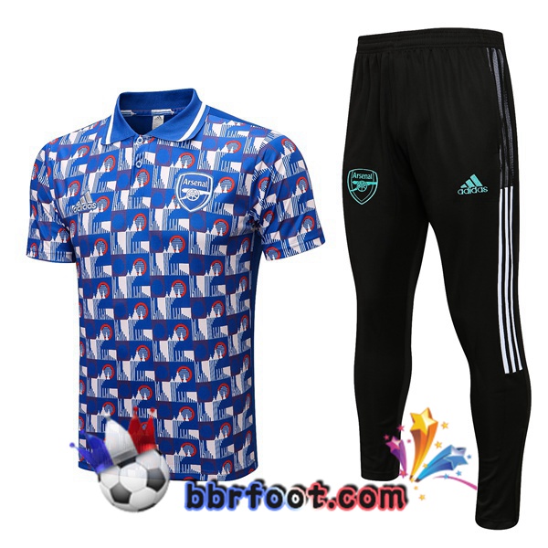 Polo Foot Arsenal + Pantalon Bleu 22/23