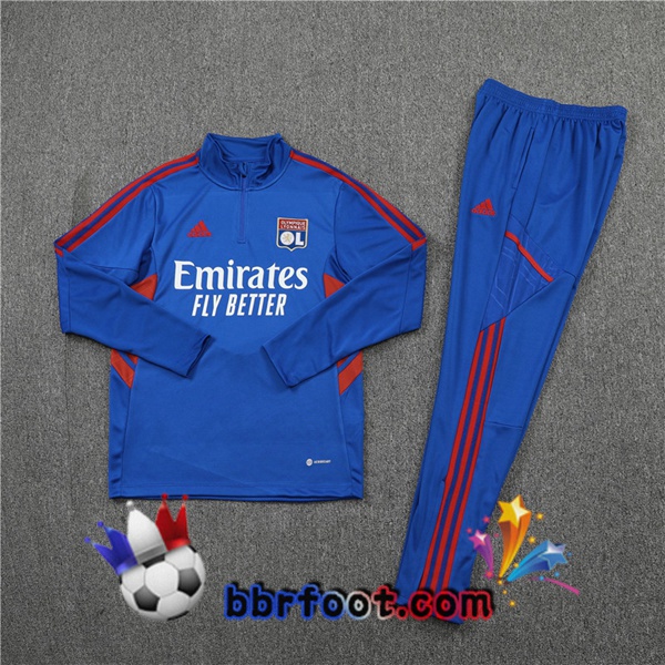 Survetement Foot Lyon OL Bleu 22/23