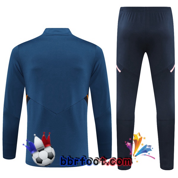 Survetement Foot Manchester United Bleu 22/23