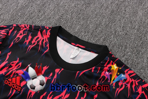 Training T-Shirts Manchester United + Pantalon Rouge Noir 22/23