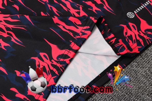 Training T-Shirts Manchester United + Pantalon Rouge Noir 22/23